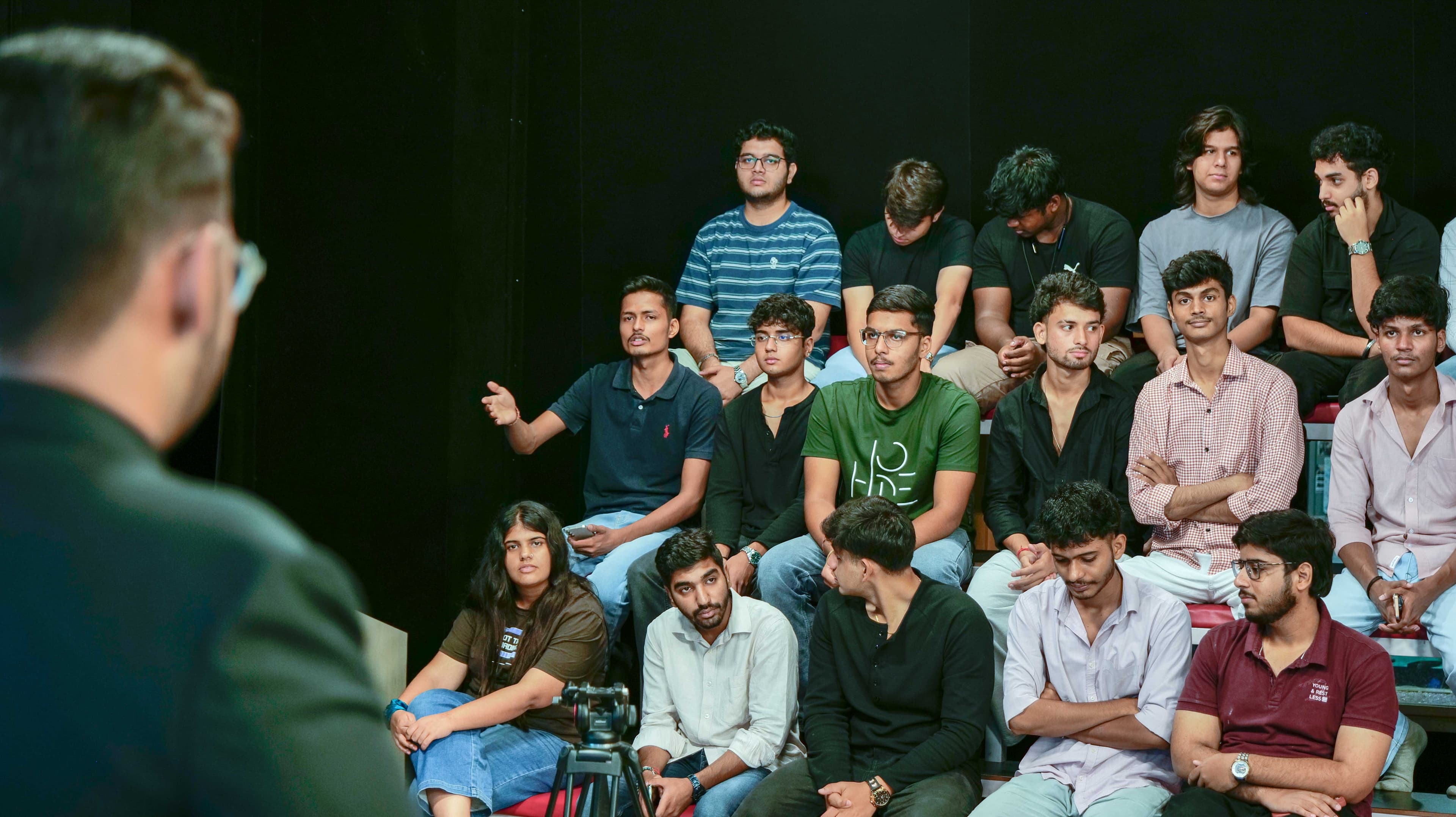 One-on-one session with students at DME College